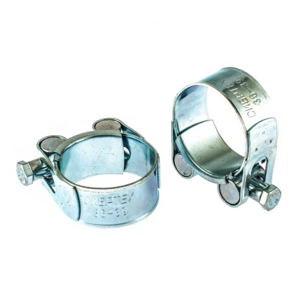 Хомуты металлические силовые 36-39 мм ширина 20 мм шарнирный W1 2 шт Сибртех 47523 купить в Перми