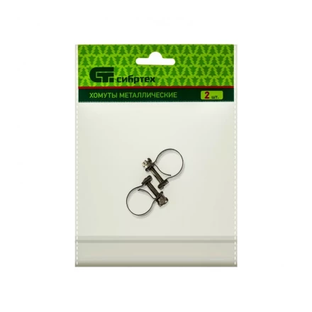 Хомуты металлические MINI 14-16 мм ширина 9 мм винтовой W4 2 шт Сибртех 475053 купить в Перми