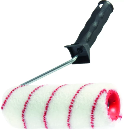 Валик &quot;Нейлон Стандарт&quot; пластмассовая ручка 180 мм ворс 9 мм D 40 мм полиамид  MATRIX 80884 купить в Перми