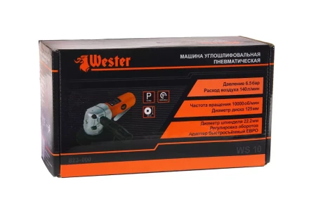 Машина углошлифовальная пневматическая WESTER WS-10 купить в Перми