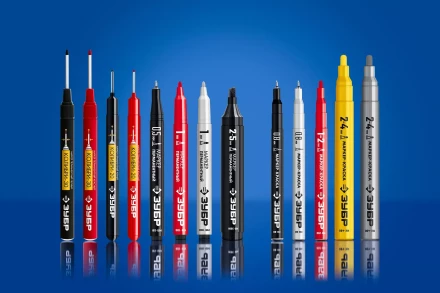 ЗУБР Колибри-30 черный, наконечник L 30 мм,  2.8 мм, перманентный маркер для отверстий (06338-2) купить в Перми