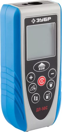 Дальномер ЗУБР "ЭКСПЕРТ" лазерный "ДЛ-50 C", точность 1.5мм, дальность 50м, класс защиты IP54 34933_z01 купить в Перми