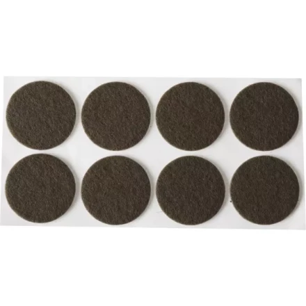 Накладки STAYER &quot;COMFORT&quot; на мебельные ножки, самоклеящиеся, фетровые, коричневые, круглые - диаметр 28 мм, 8 шт 40910-28 купить в Перми
