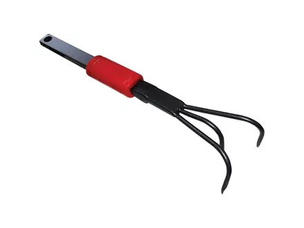 Рыхлитель 3-зубый усиленный с телескопической рукояткой р/ч 100 мм длина инструмента 1010-1320 мм/ 63038 купить в Перми