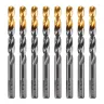 Сверло по металлу, 10 мм, HSS-Tin, Golden Tip, 8 шт. Denzel 717222 купить в Перми