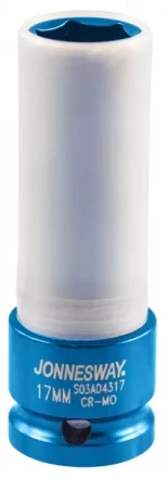 Головка ударная шестигранная 1/2&quot; М17 для л/с дисков  S03АD4317 Jonnesway 99427 купить в Перми