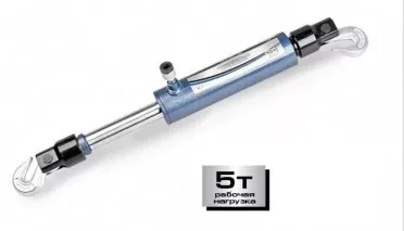 Цилиндр гидравлический 5 т стяжной усиленный с крюками STELS 51361 купить в Перми