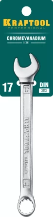 Ключи комбинированные KRAFTOOL, Cr-V, DIN 3113 27079-17 купить в Перми