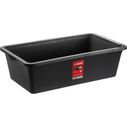 Кювета ЗУБР &quot;ЭКСПЕРТ&quot; строительная пластмассовая, 41x71x22см(ШхДхГ), 45л 06097-45_z03 купить в Перми