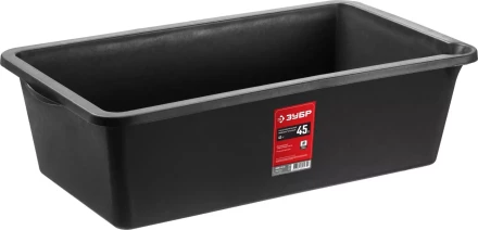 Кювета ЗУБР &quot;ЭКСПЕРТ&quot; строительная пластмассовая, 41x71x22см(ШхДхГ), 45л 06097-45_z03 купить в Перми