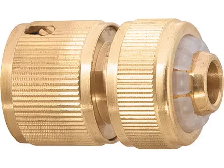 Соединитель латунный быстросъемный для шланга 1/2&quot; аквастоп  PALISAD 66240 купить в Перми