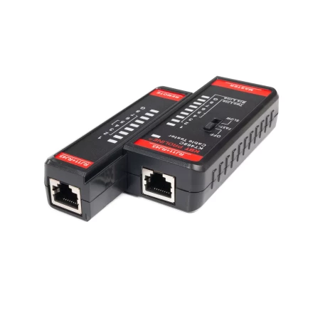 LAN-тестер кабельный КВТ KT 468C для проверки витой пары и телефонного кабеля (88552) купить в Перми