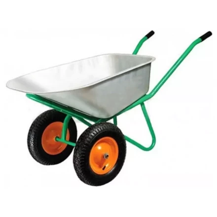 Тачка строительная 100 л 250 кг 422ZP двухколесная с пневмоколесом 1019517 купить в Перми