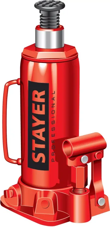 Домкрат STAYER "PROFI" гидравлический бутылочный, 12т, 210-400мм 43160-12 купить в Перми