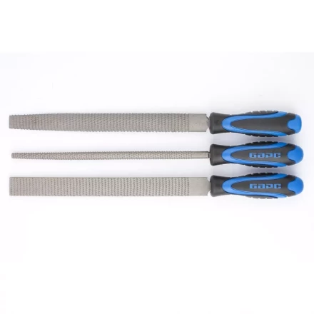 Набор рашпилей 250 мм 3 шт двухкомпонентная рукоятка БАРС 15864 купить в Перми