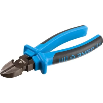 Бокорезы ЗУБР эксцентриковое расположение шарнира, особостойкое спец. покрытие Н12Х1 (никель/хром), двухкомпонентные рукоятки, 180мм 2201-5-18_z01 купить в Перми