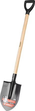 ЗУБР Мастер, 285 х 205 х 1200 мм, полотно 1.6 мм, закалено, дерев. черенок высш. сорт с рукояткой, тип ЛКО, штыковая лопата (39572) купить в Перми