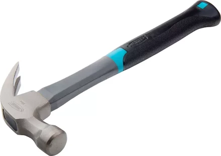 Молоток-гвоздодер 450 г фибергласовая трехкомпонентная рукоятка GROSS 10475 купить в Перми