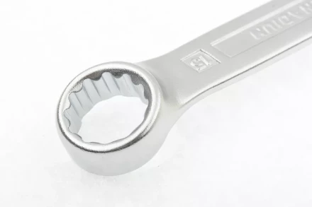 Ключ комбинированный 15 мм CrV холодный штамп GROSS 15134 купить в Перми