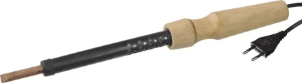 Электропаяльник с деревянной рукояткой, 100Вт 55407-100 купить в Перми