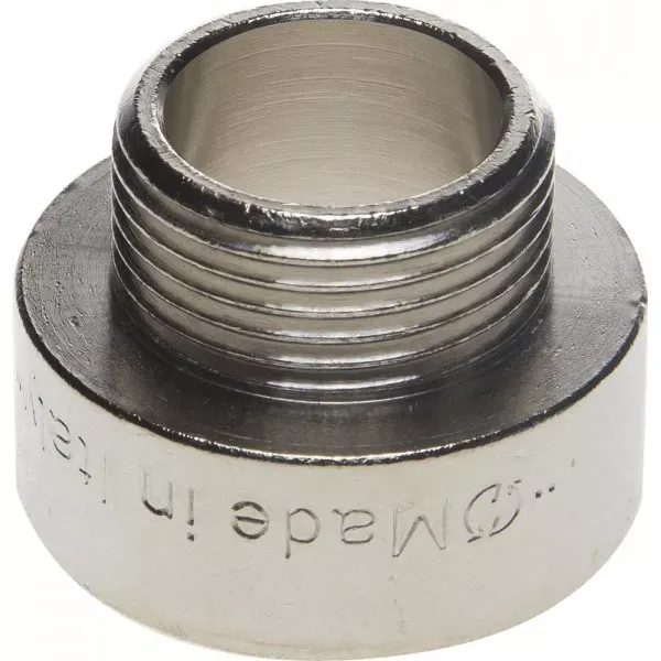 Переходник GENERAL FITTINGS удлиненный цилиндрический, никелированная латунь, 1" х 3/4" 51083-1-3/4 купить в Перми