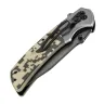 Нож складной Denzel, многоцелевой, системы Liner-Lock, с накладкой G10 на классической рукоятке, 79207 купить в Перми