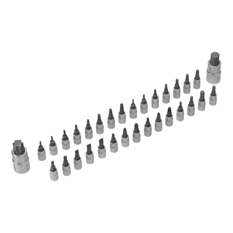 Набор инструментов Denzel 15808, 1/2", 3/8", 1/4", CrV, S2, пластиковый кейс, 232 предмета купить в Перми