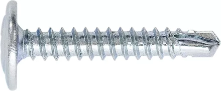 Саморезы 4,2х41 с прессшайбой PH №2 наконечник сверло оцинкованные 8 шт ШУРУПЬ 48771 купить в Перми
