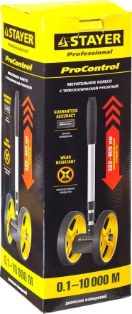 Мерительное колесо STAYER &quot;PROFESSIONAL&quot;, 9999м 34191 купить в Перми