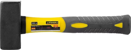 Кувалда с фиберглассовой рукояткой 1,0 кг, STAYER Fiberglass 20052-10 купить в Перми