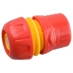 Cоединитель GRINDA пластмассовый c автостопом и запирающим механизмом, 3/4" 8-426332