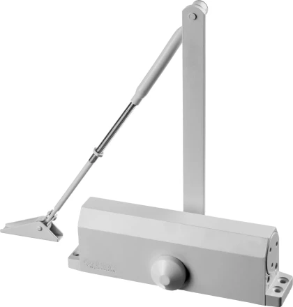 Доводчик дверной ЗУБР &quot;ПРОФЕССИОНАЛ&quot;, для дверей массой до 100 кг, цвет белый 37911-100 купить в Перми