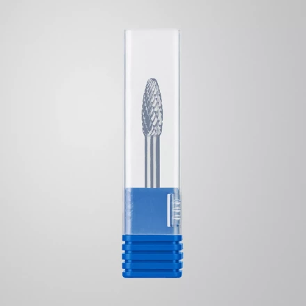 Зубр Твердосплавная борфреза H - пламя, 8 х 20 мм, радиус 1.5 мм (28807-8-20) купить в Перми