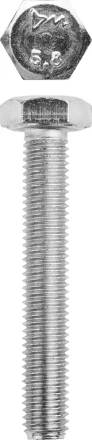Болт ЗУБР &quot;МАСТЕР&quot; с шестигранной головкой, ГОСТ 7798-70, класс прочности 5.8, оцинкованный, M10x65мм, 5кг 303080-10-065 купить в Перми