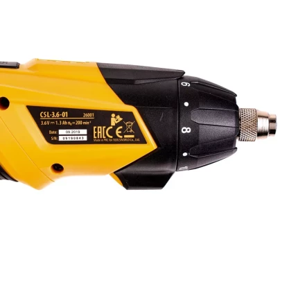 Аккумуляторная отвертка CSL-3,6-01 Denzel 26001 купить в Перми