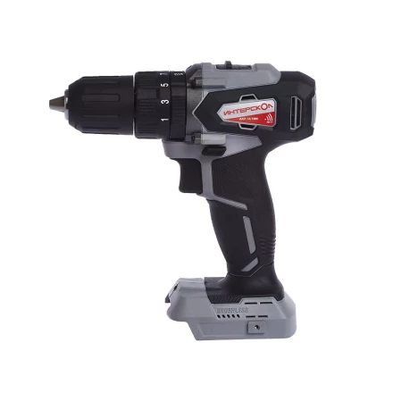 Профессиональная ударная дрель-шуруповерт с бесщеточным (вентильным) двигателем ИНТЕРСКОЛ ДАУ-13/18ВК аккумуляторная Li-ion АПИ (кейс, без аккумулятора и ЗУ) купить в Перми