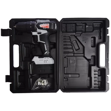 Профессиональная ударная дрель-шуруповерт с бесщеточным (вентильным) двигателем ИНТЕРСКОЛ ДАУ-13/18ВК аккумуляторная Li-ion АПИ (кейс, без аккумулятора и ЗУ) купить в Перми