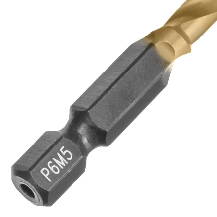 Сверло-метчик М6 х 1,0 мм, Р6М5// Denzel 76722 купить в Перми