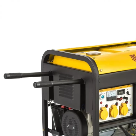 Генератор дизельный DENZEL DD6300Е электростартер 94657 купить в Перми