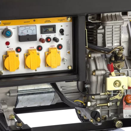 Генератор дизельный DENZEL DD6300Е электростартер 94657 купить в Перми