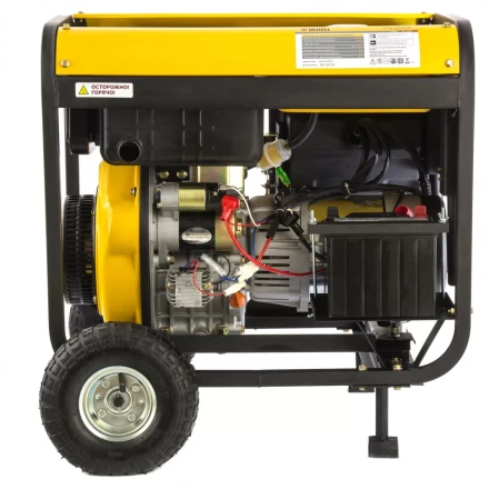 Генератор дизельный DENZEL DD6300Е электростартер 94657 купить в Перми