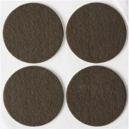Накладки STAYER &quot;COMFORT&quot; на мебельные ножки, самоклеящиеся, фетровые, коричневые, круглые - диаметр 50 мм, 4 шт 40910-50 купить в Перми