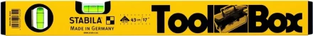 Уровень строительный  43 см  тип  70 Toolbox 16320 STABILA купить в Перми