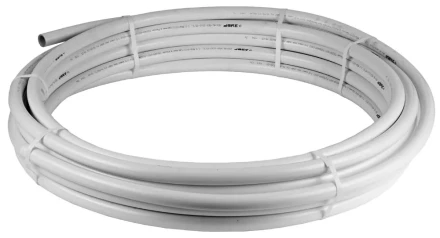 Труба металлопластиковая ЗУБР, 32мм, толщ. стенки 3мм, мет. слоя 0,3мм, макс. давл/10атм при т-ре 95 град, 50 м 51455-32-50 купить в Перми