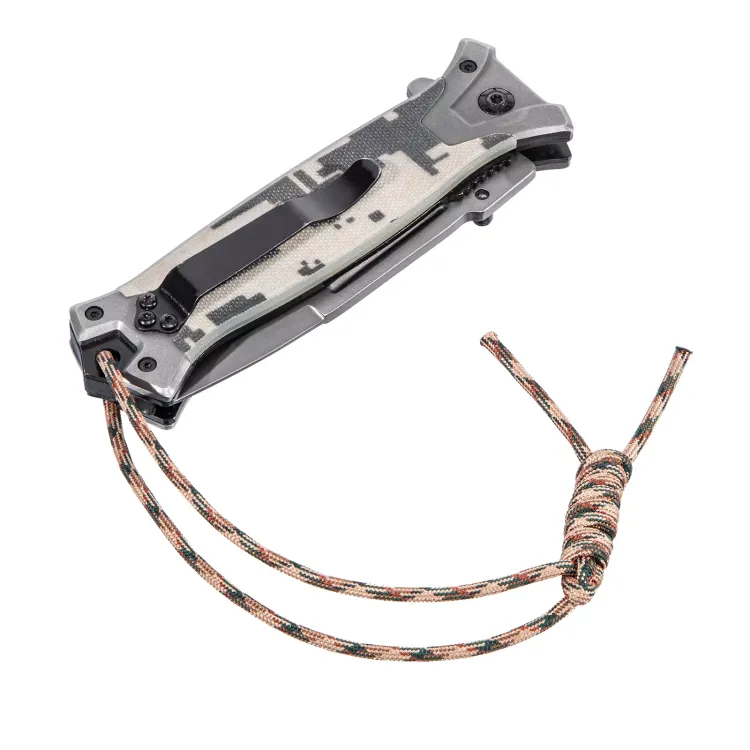Нож складной Denzel, многоцелевой, системы Liner-Lock, с накладкой G10 на прямой рук-ке+стеклобой, 79208 купить в Перми