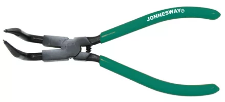 Щипцы для стопорных колец с удлиненными губками 216мм сжим загнутые  P9508C Jonnesway 48933 купить в Перми