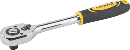 Трещотка для торцовых головок STAYER &quot;PROFI&quot;, Сr-V сталь, 45 зубцов, 1/2&quot; 27786-1/2 купить в Перми