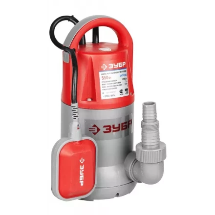 Насос ЗУБР погружной для чистой воды, пропускная способность 240 л/мин, 550Вт ЗНПЧ-550 купить в Перми