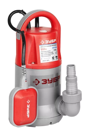 Насос ЗУБР погружной для чистой воды, пропускная способность 240 л/мин, 550Вт ЗНПЧ-550 купить в Перми