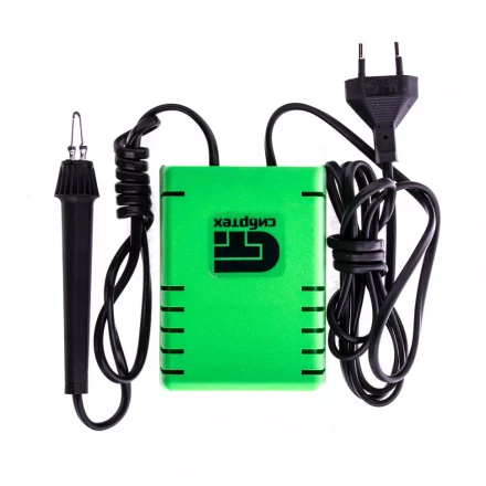 Электроприбор для выжигания по дереву &quot;Ажур&quot; с подставкой 2 проекции в комплекте Сибртех 91305 купить в Перми